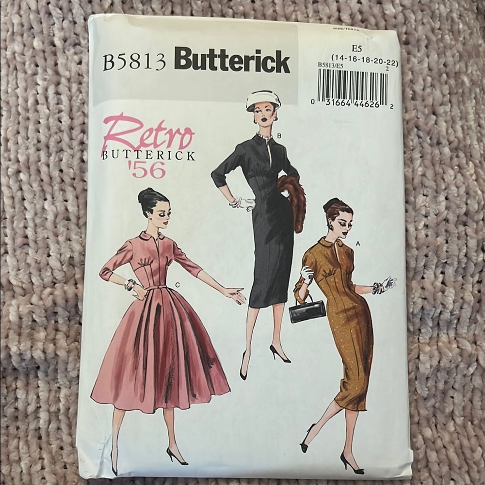 New Butterick Retro ‘56 Dress Pattern